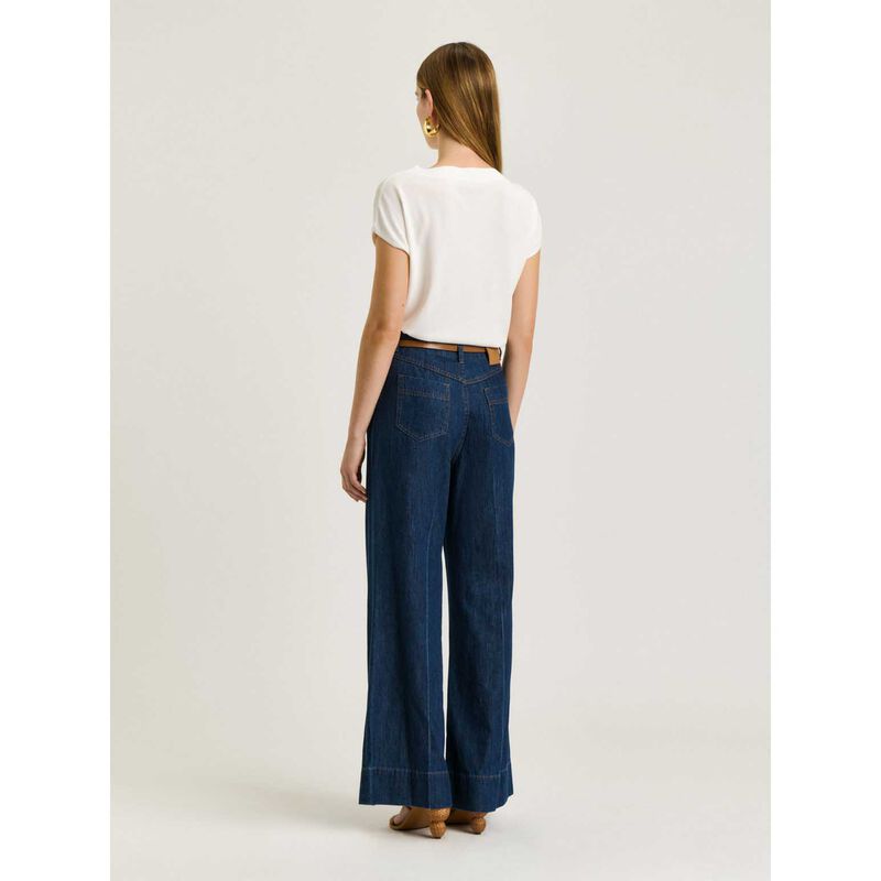 Veronika Maine Slash Neck Cap Sleeve Knit image number 1